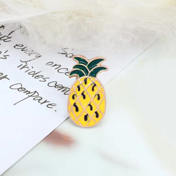 7-Piece Fruit Medley Enamel Pin Set - Brand-New! - Picture 10 of 15